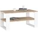 Mesa de centro ALEX 92x53 Mesa de centro ALEX 92x53 Blanco/ Madera