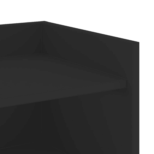 vidaXL Aparador 73,5x35x75 cm derivados de madeira preto vidaXL Aparador 73,5x35x75 cm derivados de madeira preto