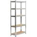 Conjunto de 2 estanterías metálicas modulares 70 Conjunto de 2 estanterías metálicas modulares 70 Negro