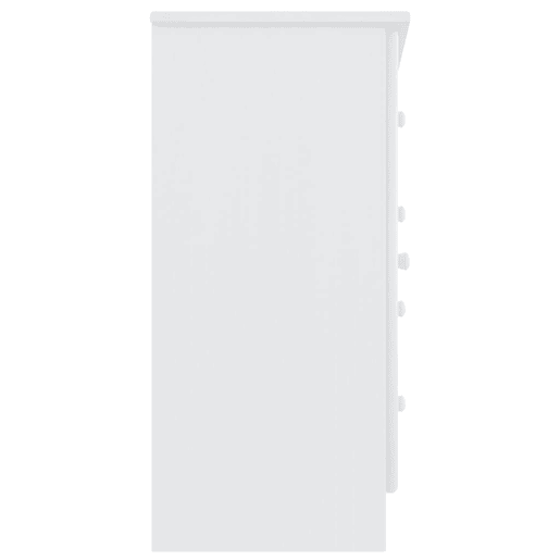vidaXL Aparador ALTA 77x35x73 cm madeira de pinho maciça branco