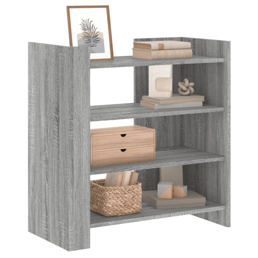 vidaXL Aparador 73,5x35x75 cm derivados de madeira cinzento sonoma