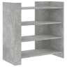 vidaXL Aparador 73,5x35x75 cm derivados de madeira cinzento cimento