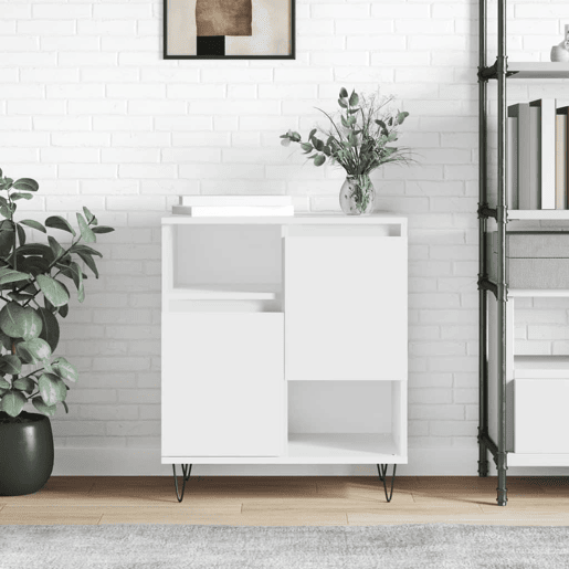 vidaXL Aparador 60x35x70 cm derivados de madeira branco vidaXL Aparador 60x35x70 cm derivados de madeira branco
