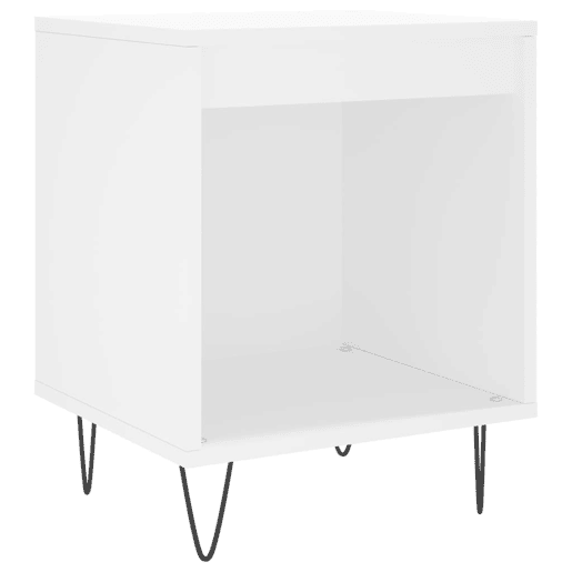 vidaXL Mesa de cabeceira 40x35x50 cm derivados de madeira branco vidaXL Mesa de cabeceira 40x35x50 cm derivados de madeira branco