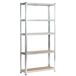 Estantería metálica modular de acero galvanizado 90 Estantería metálica modular de acero galvanizado 90 Plateado