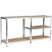 Estantería metálica modular de acero galvanizado 90 Estantería metálica modular de acero galvanizado 90 Plateado