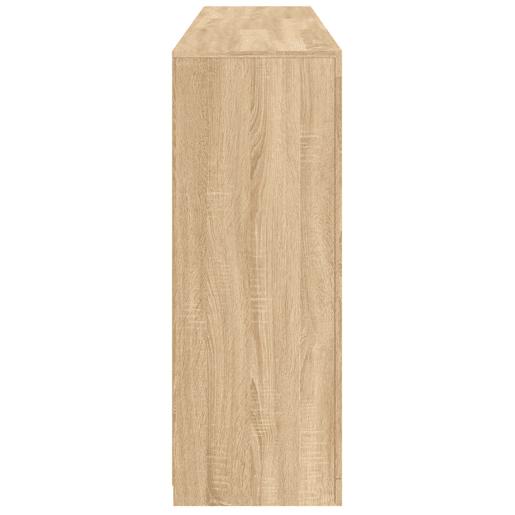 vidaXL Aparador com luzes LED 162x37x100 cm carvalho sonoma