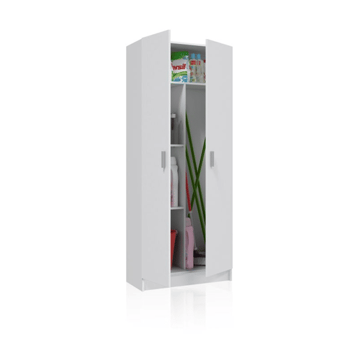 Armário multiusos 73 2 portas Branco 73 x 180 x 37 cm