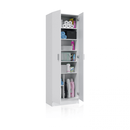 Armário multiusos SL 60 de 2 portas Branco 60 x 180 x 37 cm