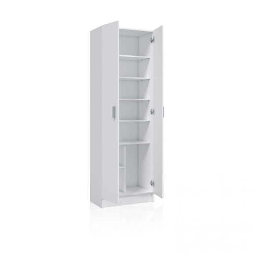 Armário multiusos SL 60 de 2 portas Branco 60 x 180 x 37 cm