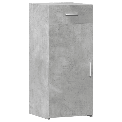 vidaXL Aparador 40x42,5x93 cm derivados de madeira cinzento cimento