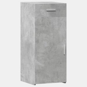 vidaXL Aparador 40x42,5x93 cm derivados de madeira cinzento cimento