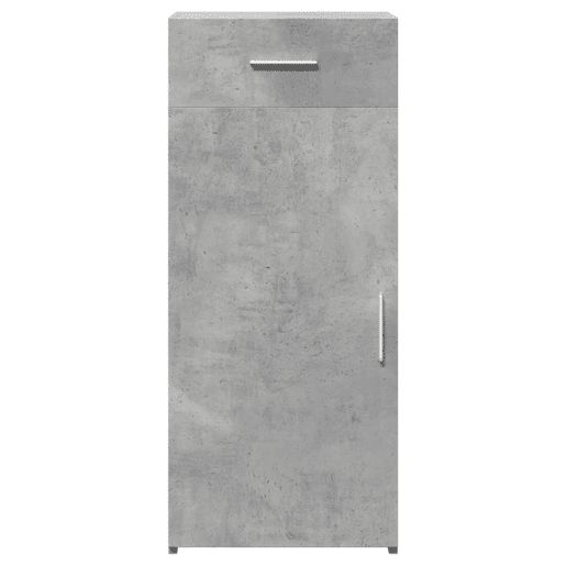 vidaXL Aparador 40x42,5x93 cm derivados de madeira cinzento cimento
