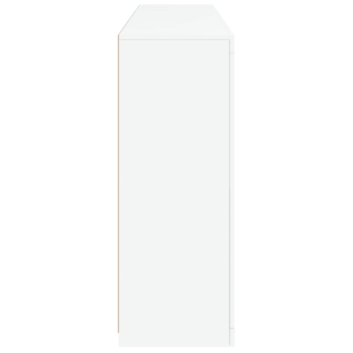 vidaXL Aparador com luzes LED 162x37x100 cm branco