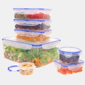 Max Home Pack 7 recipientes de plástico herméticos de 0,1 a 5L