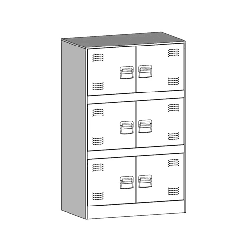 vidaXL Aparador 67x39x107 cm aço branco vidaXL Aparador 67x39x107 cm aço branco