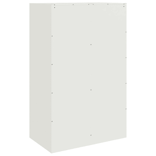 vidaXL Aparador 67x39x107 cm aço branco