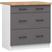 Armario de cocina OLIWIA S80 3S 80 Armario de cocina OLIWIA S80 3S 80 Gris