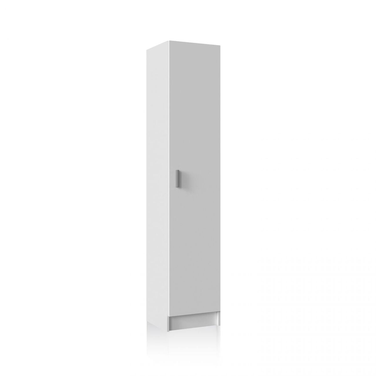 Armario de 1 puerta en blanco artik 37x180 cm multi useful 37