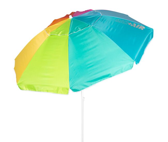 Aktive sombrilla playa antiviento 8 varillas 240 cm multicolor