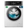 Cecotec Máquina de lavar roupa de carga frontal de 8 kg, branca, 1400 rpm, Motor Inverter Plus, vapor e classe A.