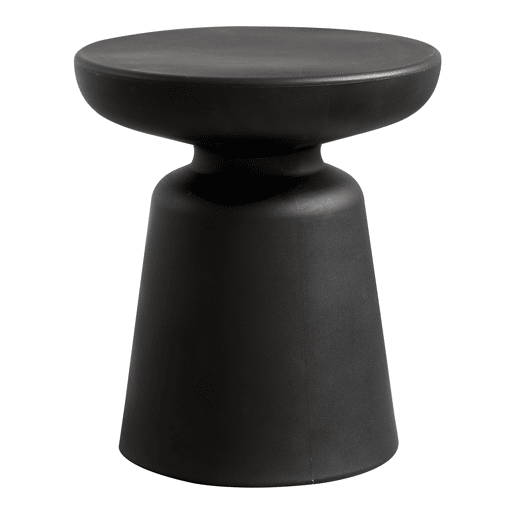 Mesa de apoio Posio 44xØ40 cm preto en.casa