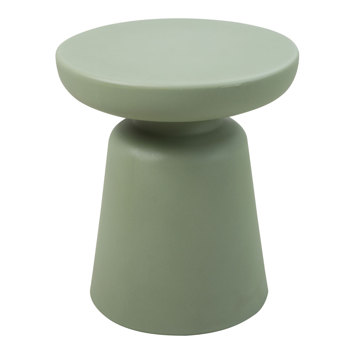 Mesa auxiliar posio redonda 44xø40 cm verde [en.casa]