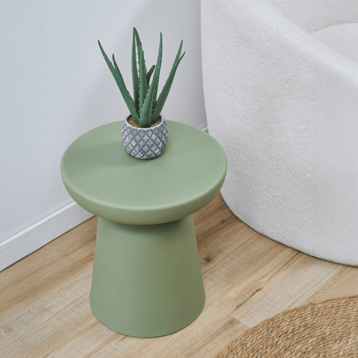 Mesa de apoio Posio 44xØ40 cm verde en.casa