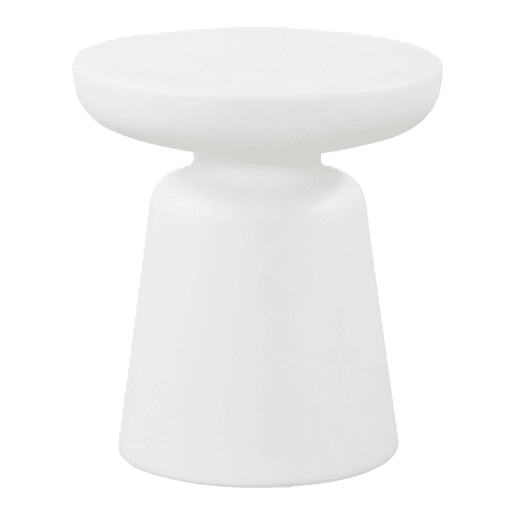 Mesa de apoio Posio 44xØ40 cm branco en.casa