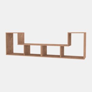 Conjunto de mobiliário modular Hustersurd de 2 peças DIY - Carvalho en.casa