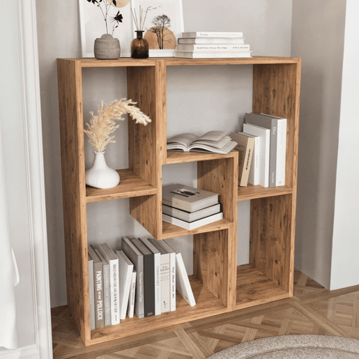 Conjunto de mobiliário modular Hustersurd de 2 peças DIY - Carvalho en.casa