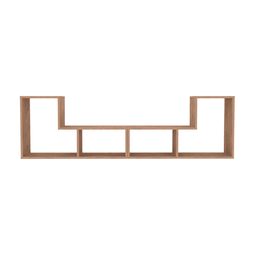 Conjunto de mobiliário modular Hustersurd de 2 peças DIY - Carvalho en.casa
