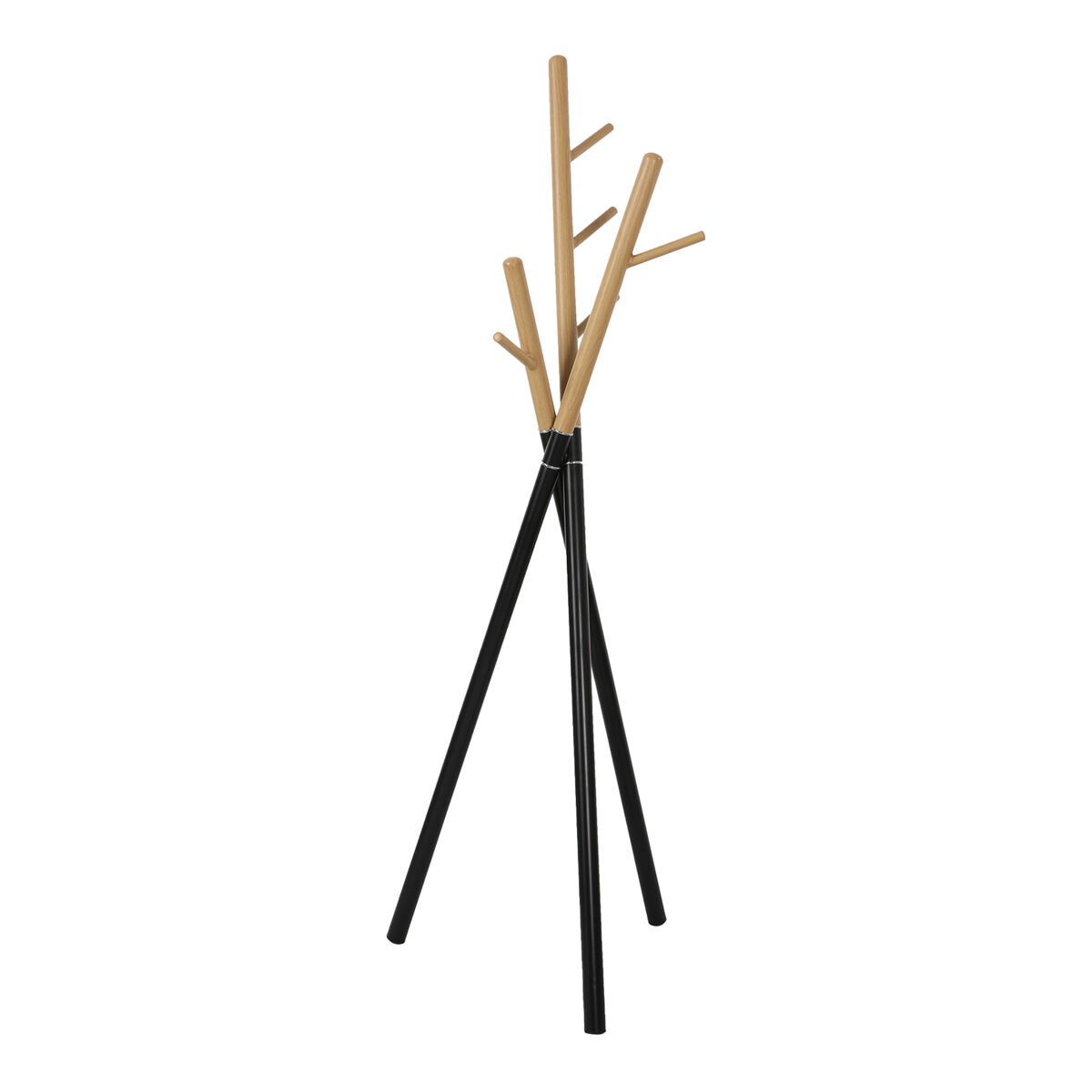 Perchero de pie Laerdal forma de árbol [en.casa]