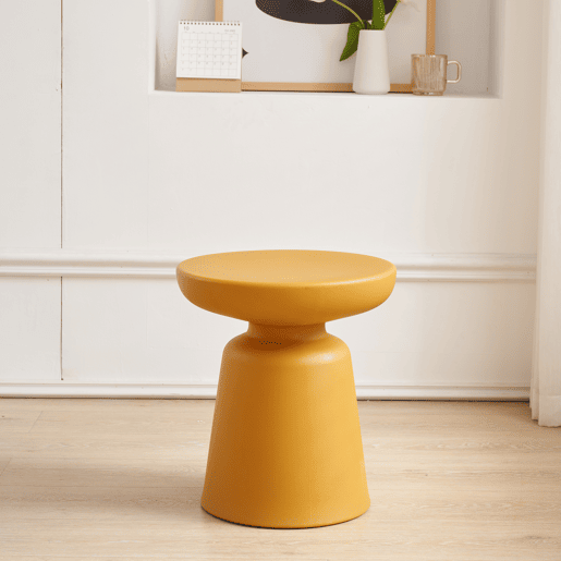 Mesa de apoio Posio 44xØ40 cm amarelo en.casa