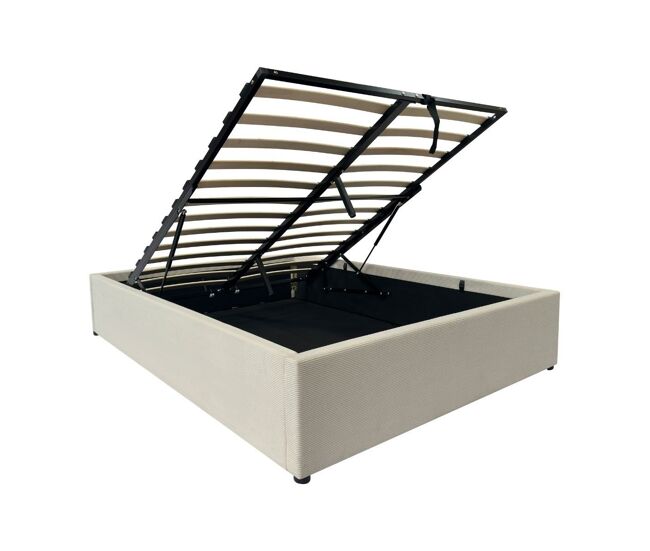 Cama canapé 140x190 cm cubierto de terciopelo - romy