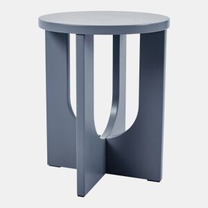 Mesa de apoio Kysdajore redonda 50xØ40 cm Azul cinzento en.casa