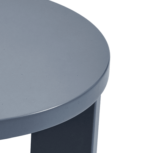 Mesa de apoio Kysdajore redonda 50xØ40 cm Azul cinzento en.casa