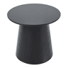 Mesa de centro Nyd redonda MDF 40 x Ø44 cm - Preto en.casa