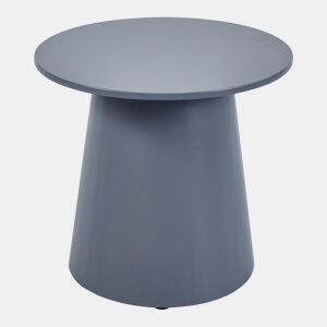 Mesa de centro Nyd redonda MDF 40 x Ø44 cm - Azul cinzento en.casa