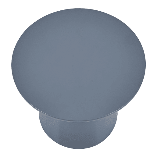 Mesa de centro Nyd redonda MDF 40 x Ø44 cm - Azul cinzento en.casa
