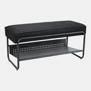 Banco para sapatos Lillehammer 90x37x42 cm - Preto en.casa