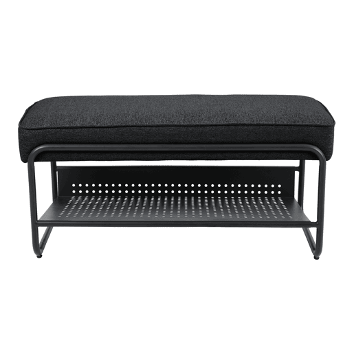 Banco para sapatos Lillehammer 90x37x42 cm - Preto en.casa