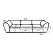 Sofá modular Hurvas de 3 plazas bouclé Sofá modular Hurvas de 3 plazas bouclé Blanco