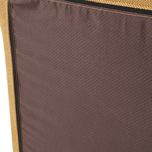 Cadeira de chão Koskyvn têxtil 75x90x100 cm - Amarelo en.casa