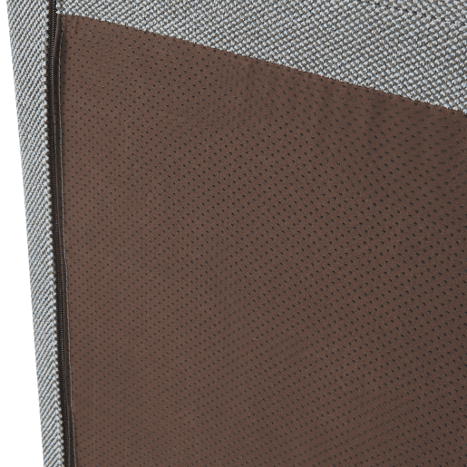 Cadeira de chão Koskyvn têxtil 75x90x100 cm - Cinzento en.casa