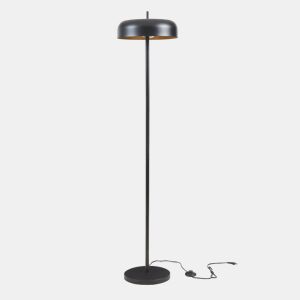 Candeeiro de pé Barton de 2 luzes Altura 159 cm preto lux.pro