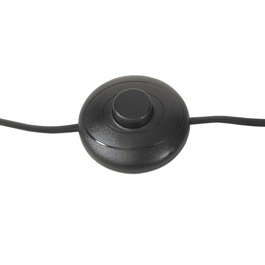 Candeeiro de pé Barton de 2 luzes Altura 159 cm preto lux.pro