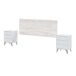 Conjunto Habitación Matrimonial Estilo Nórdico Conjunto Habitación Matrimonial Estilo Nórdico Blanco