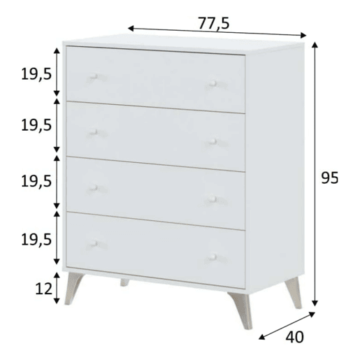 Conjunto de quarto de casal branco estilo nórdico (cabeceira + 2 mesas de cabeceira + cômoda) Conjunto de quarto de casal branco estilo nórdico (cabeceira + 2 mesas de cabeceira + cômoda)