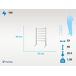 Toallero Eléctrico 100W de aluminio Toallero Eléctrico 100W de aluminio Plateado